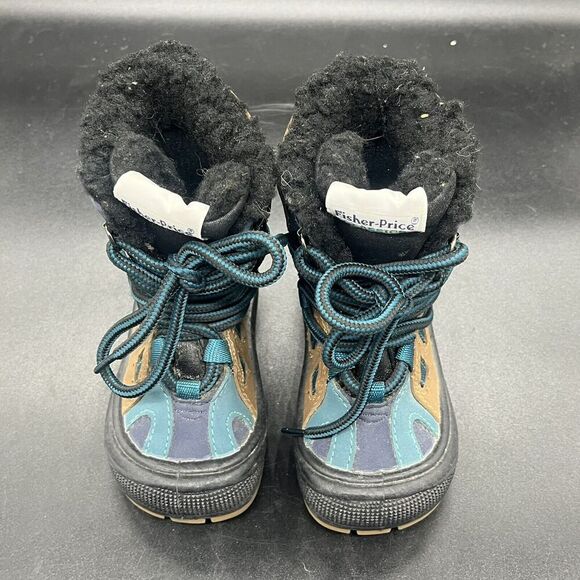 Fisher Price 1998 childs snow boots size 5 Vintage B-154C faux fur winter - Picture 4 of 7
